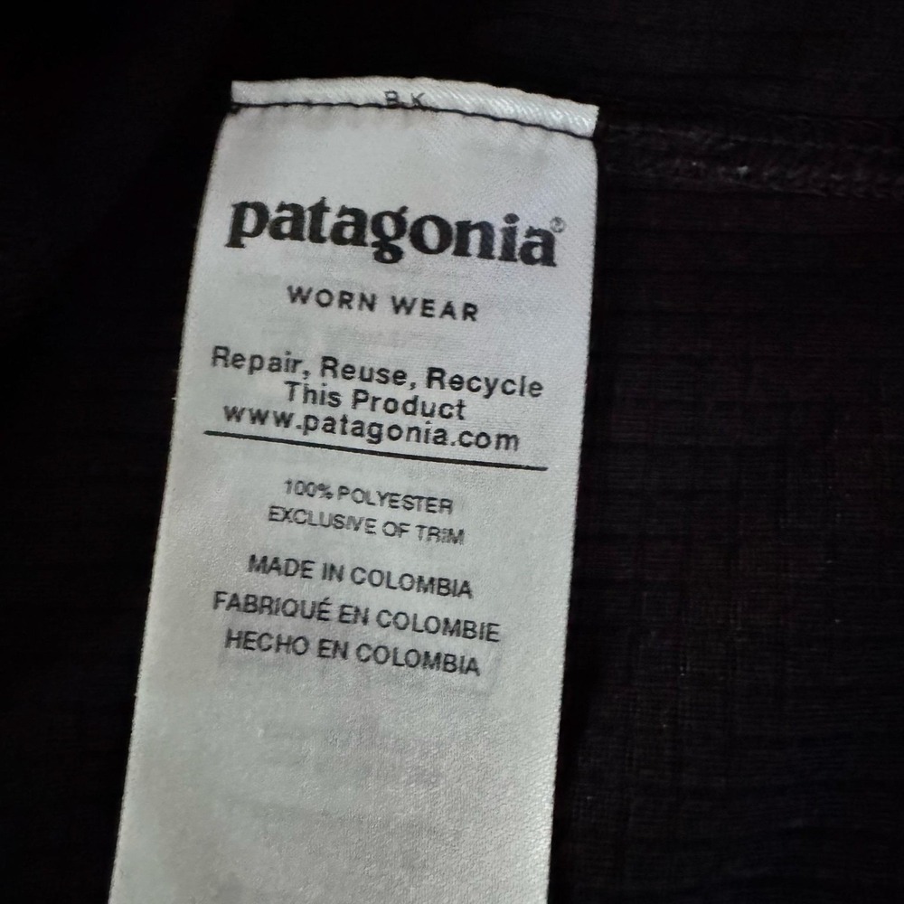 Patagonia Shirt Mens L Black Capilene Midweight Base Layer Long Sleeve Thermal - Picture 7 of 8